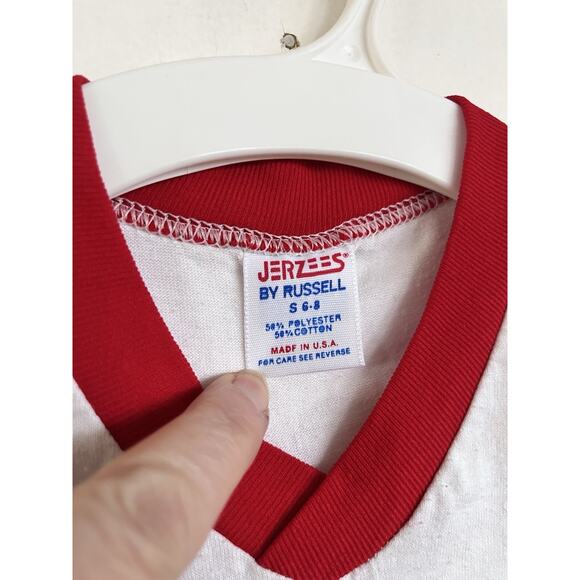 VTG 80s Winnie The Pooh Ringer T-Shirt “House At Pooh Corner” Jerzees Kids 6-8x - Picture 3 of 10